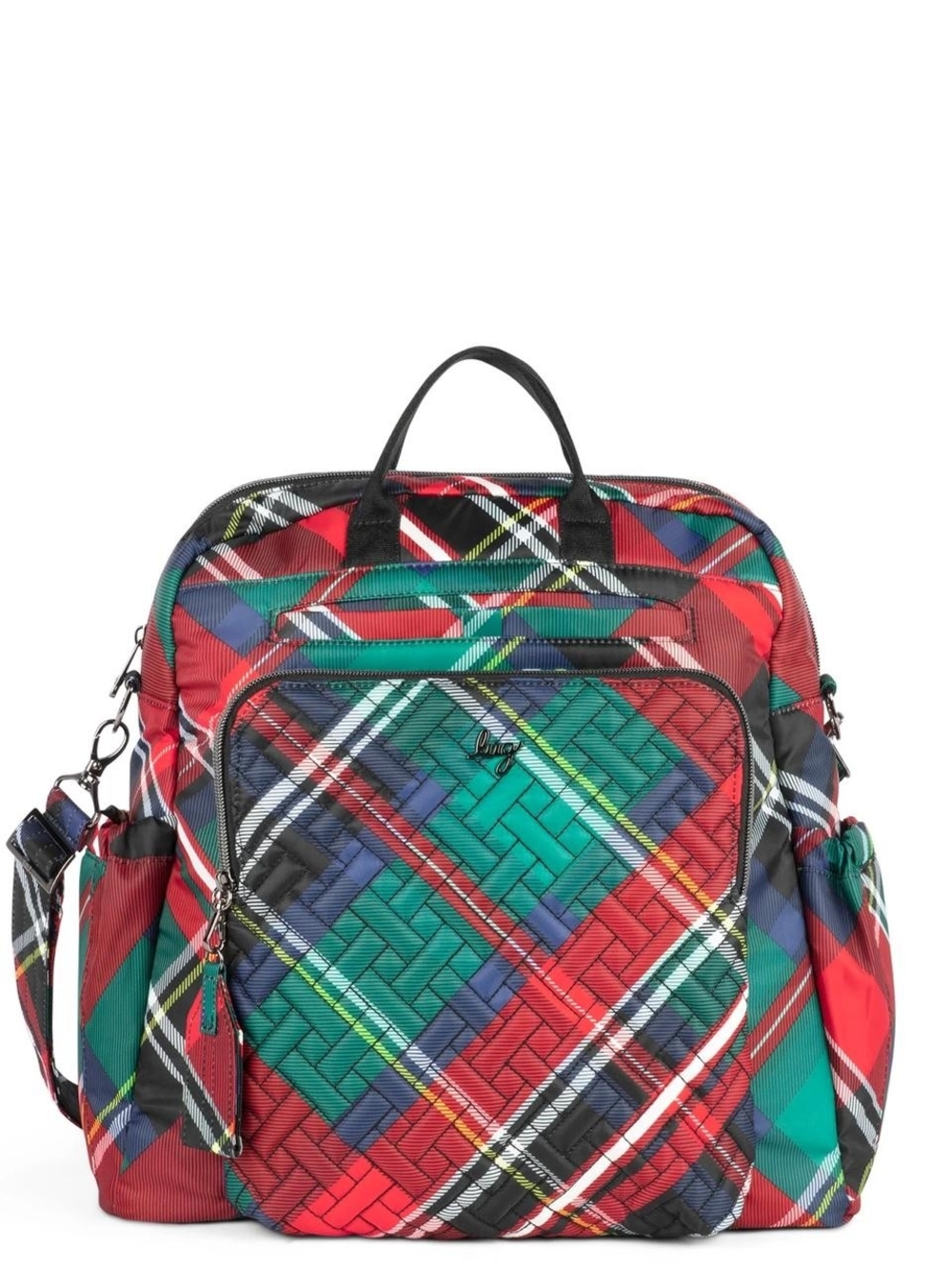 Lug Sonata Convertible Tote NWOT Tartan Plaid
